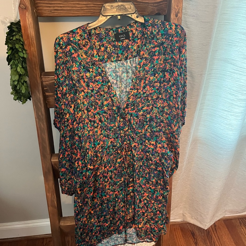 Fun and colorful Vici mini dress